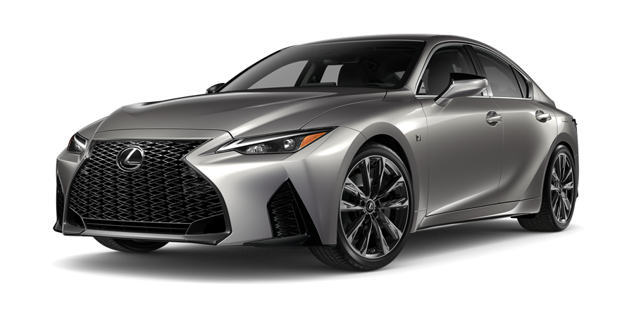 Exterior of the Lexus IS F SPORT shown in Atomic Silver | Lexus of Lehigh Valley in Allentown PA