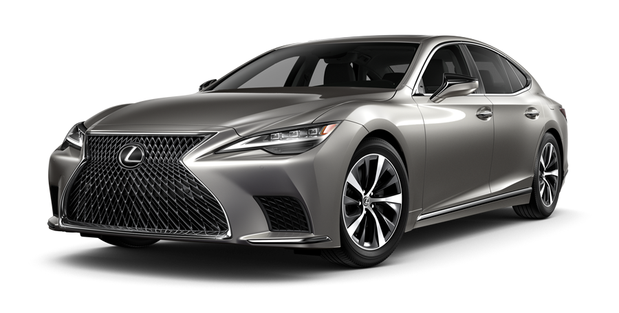 Exterior of the Lexus LS shown in Atomic Silver | Lexus of Lehigh Valley in Allentown PA