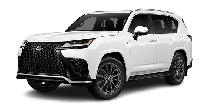 Exterior of the Lexus LX 600 F SPORT Handling shown in Ultra White | Lexus of Lehigh Valley in Allentown PA