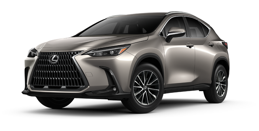 Exterior of the Lexus NX shown in Atomic Silver. | Lexus of Lehigh Valley in Allentown PA
